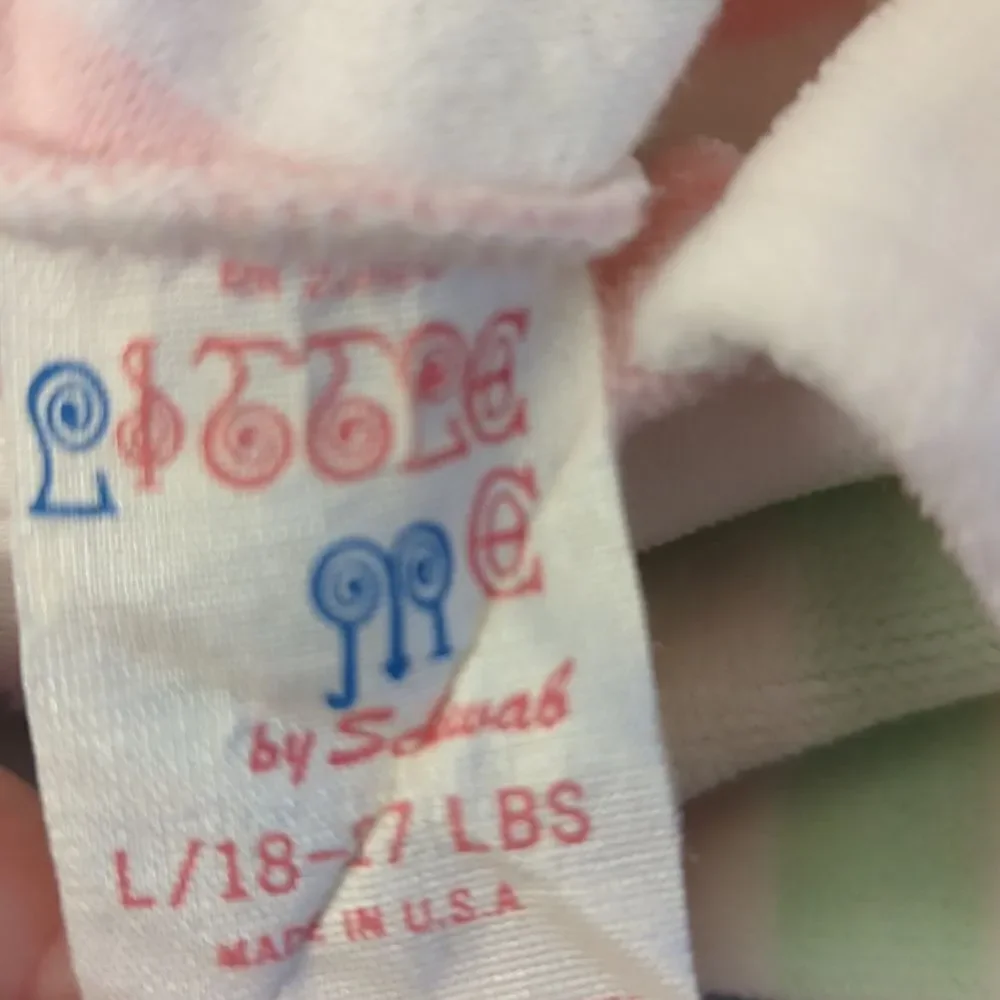‎Vintage pastel striped velour outfit